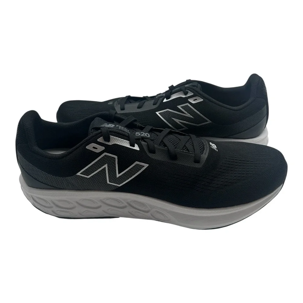 New Balance Fresh Foam 520 V9 Running Shoes Mens 15 D Black Grey Sneaker M520LK9